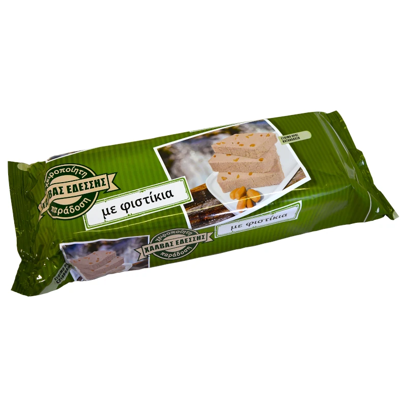 Χαλβάς σε Μπαστούνι με Φιστίκια